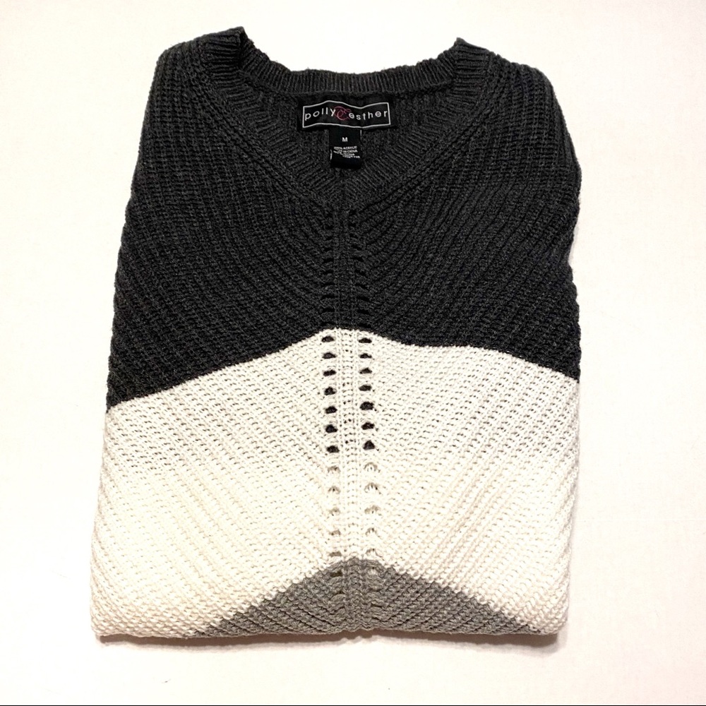 Oversized V Neck Sweater